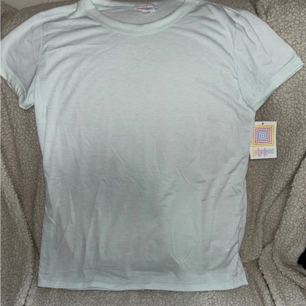 NWT Lularoe Light Blue T- Shirt- Size L